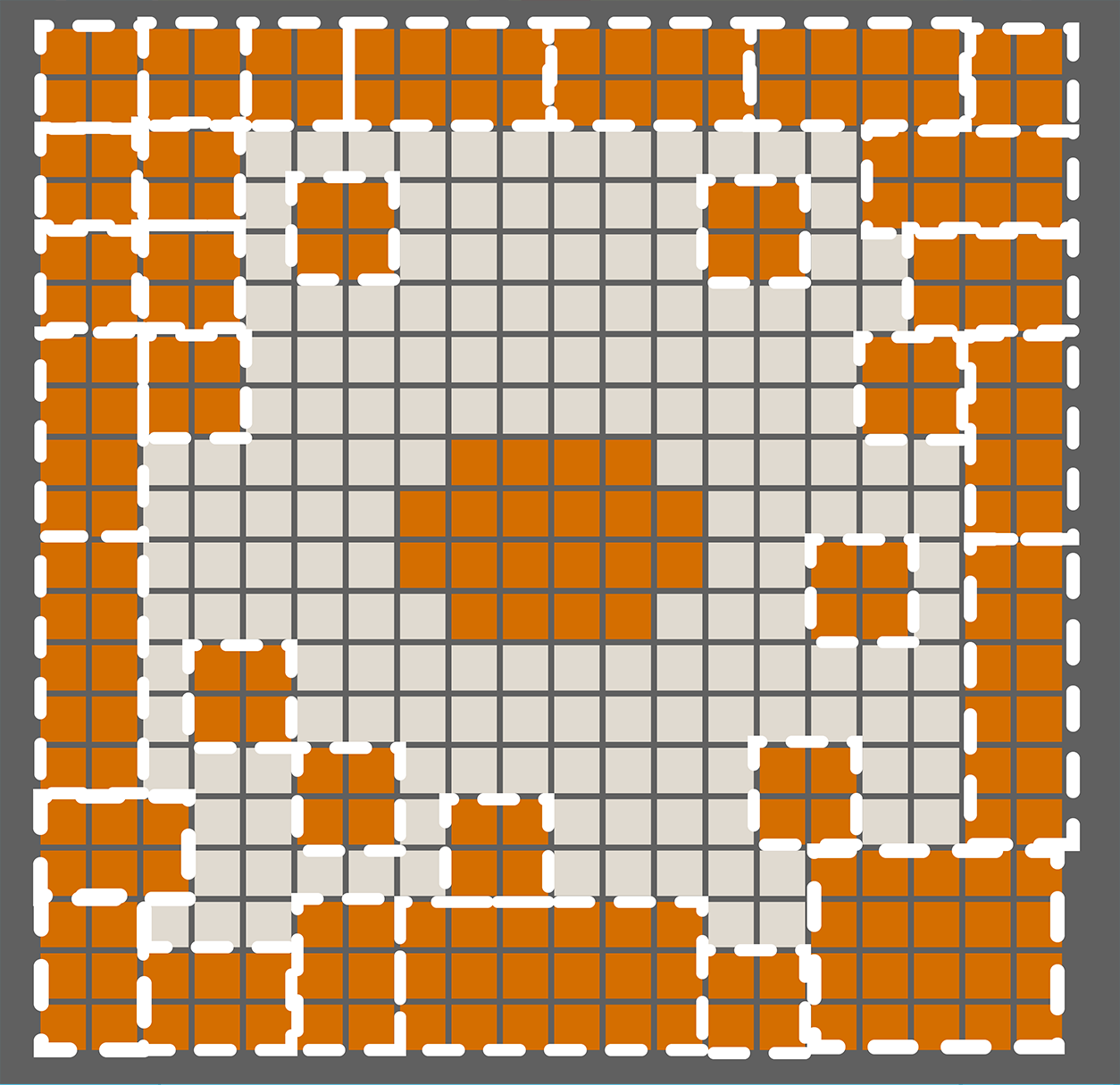 Grid spacing study for placement