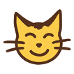 Happy pet mood icon