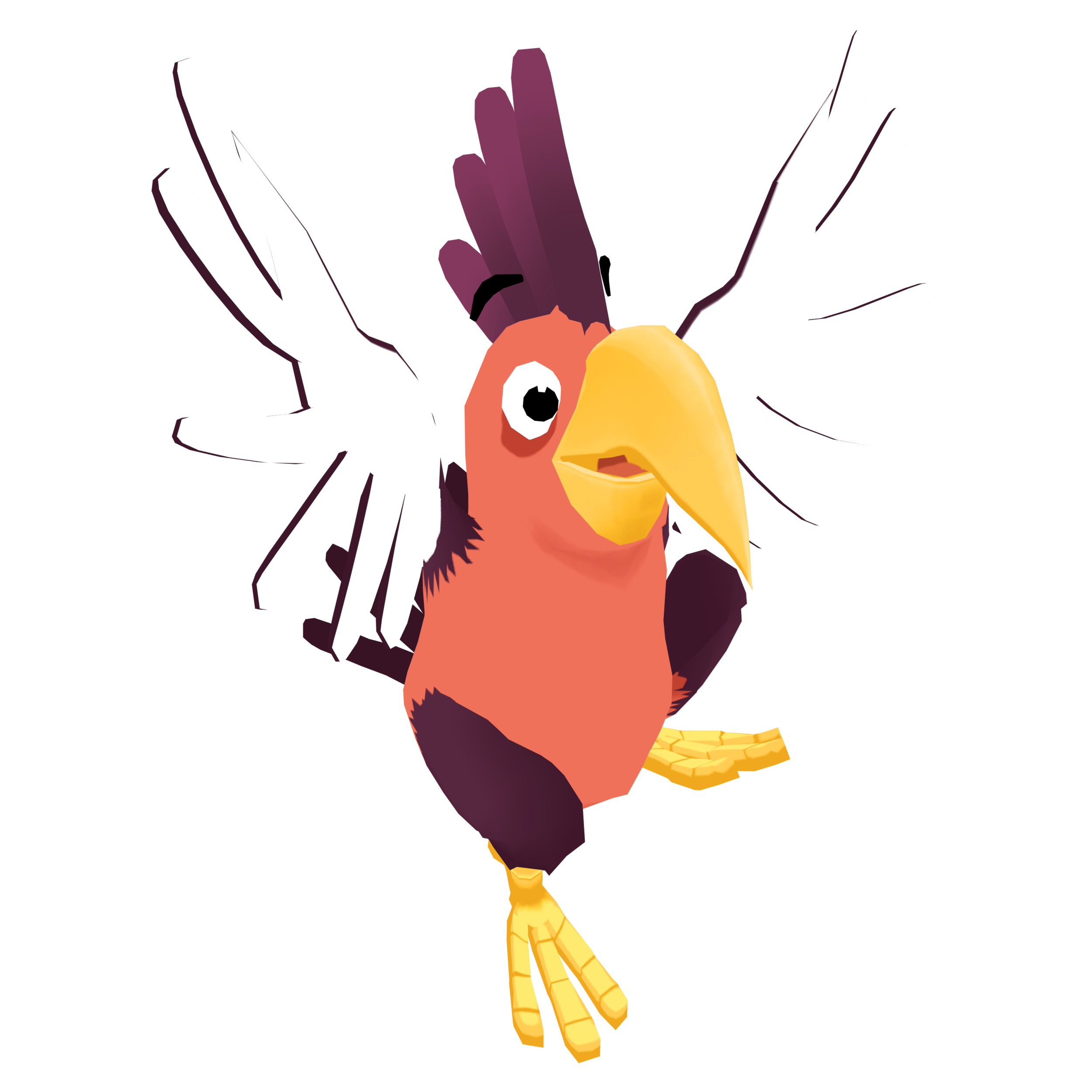 HD parrot pet artwork from the pet system