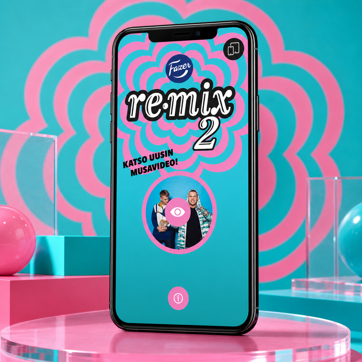Colorful Fazer Remix mobile experience