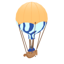 Hot air balloon decoration prop