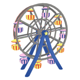 Ferris wheel build piece