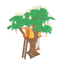 Tree house decoration prop